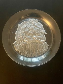 Mikasa Holiday Bloom Santa Claus Platter