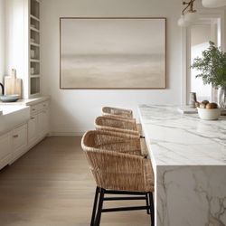 30x40 Neutral Abstract Landscape Print