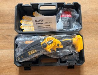NEW Mini Chain Saw with 2 Batteries  IF YOU SEE THIS POST, IT IS STILL AVAILABLE.