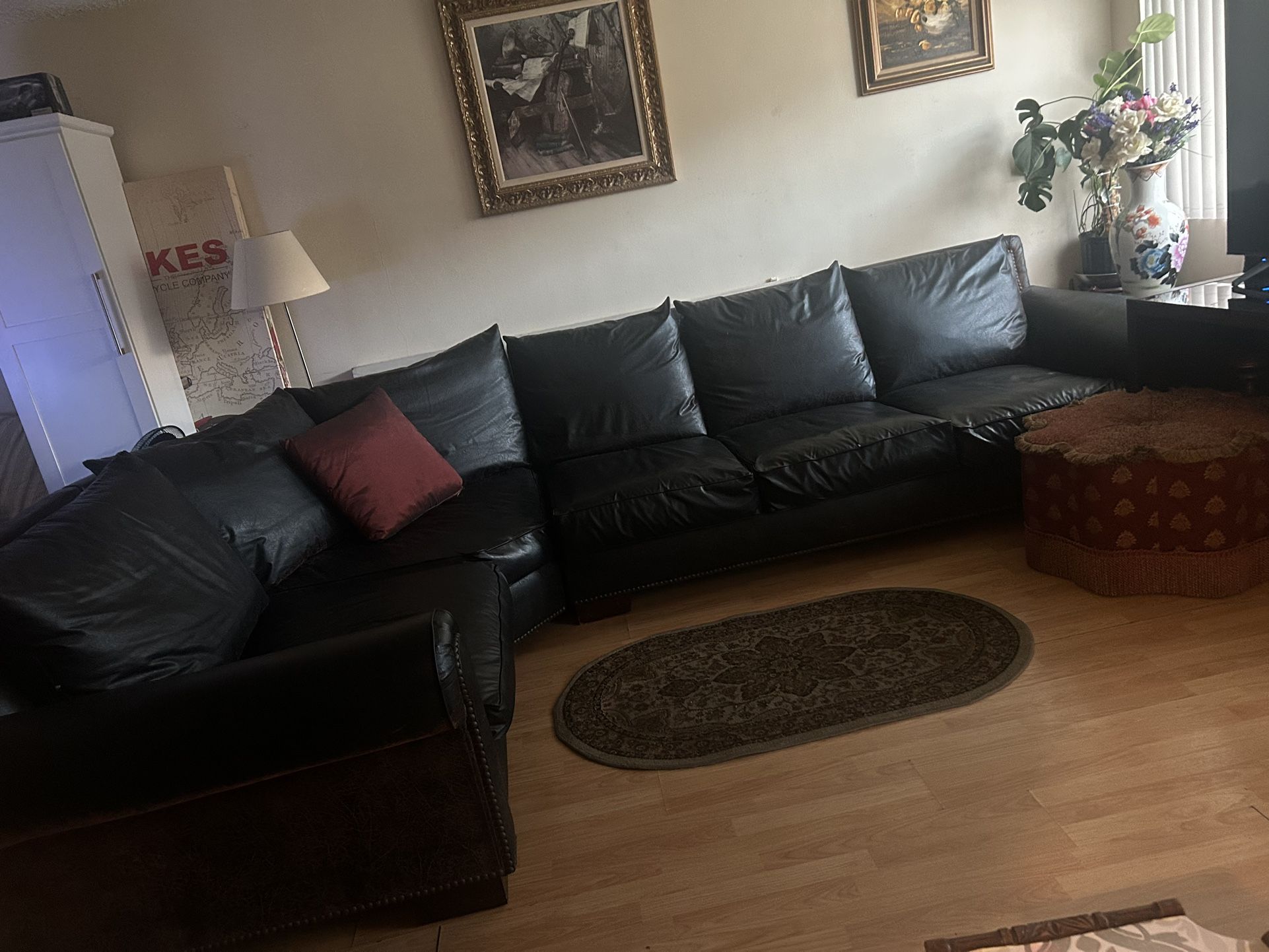 Leather Couch Set 