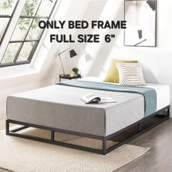 Mellow Full size bed  6" no box spring needed