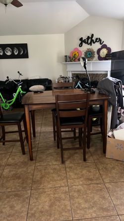 Wooden dinning table