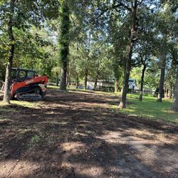 dirt work skid steer gravel 