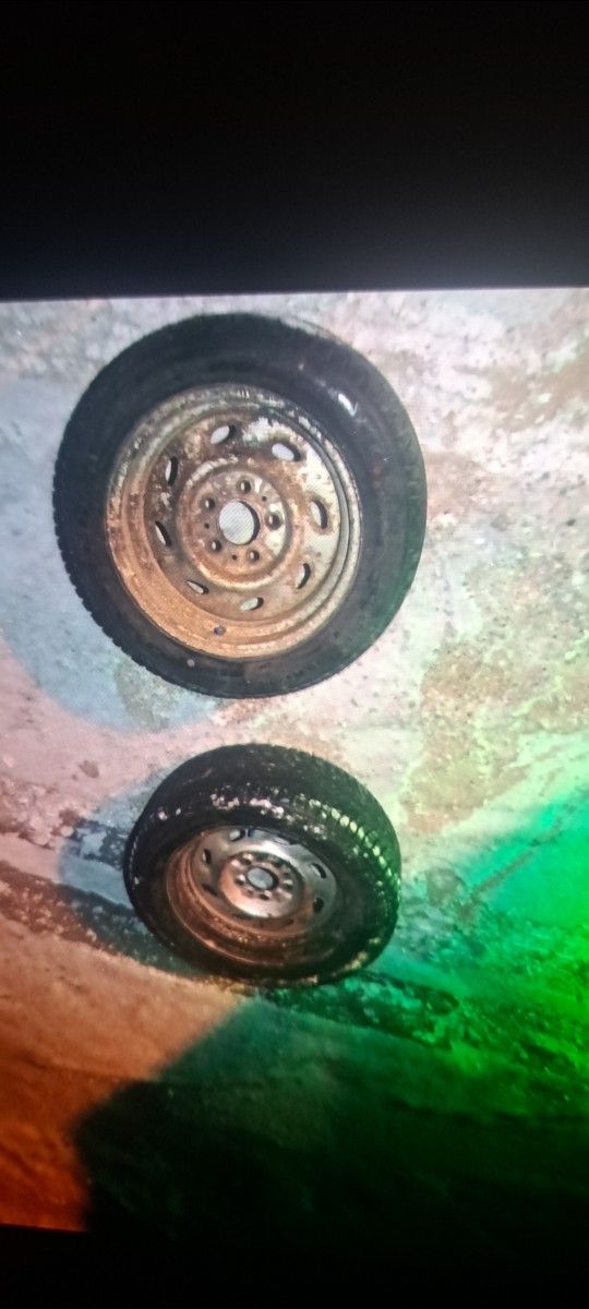 2 Snow Tires No Rims