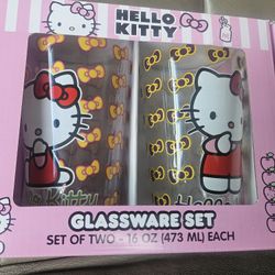 Hello Kitty Glass Set