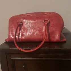 Bath & Body Works Red Vintage Luggage 