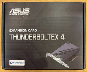 ASUS ThunderboltEX 4 PCIe expansion card - Thunderbolt 4, USB‑C, DisplayPort - Like New!