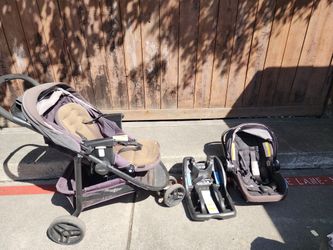 Greco Car Seat, Base, And matching Stroller