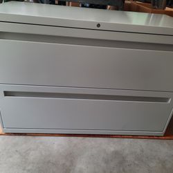 Professional, heavy duty file cabinet 42”Wide x 19.25 Deepx 28”High