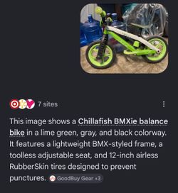 Chillafish BMXie 2 Lightweight Balance Bike./ bicicleta de balance