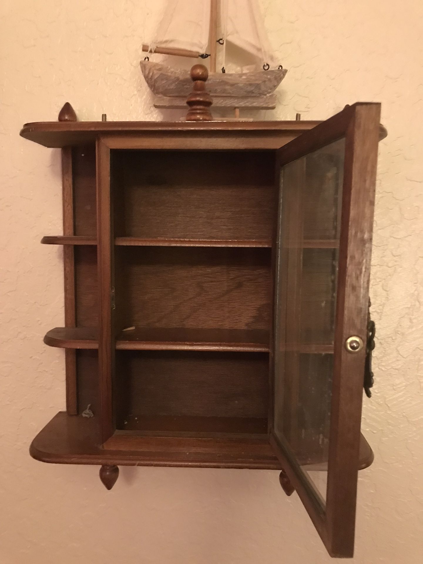 Antique Mini Wall Cabinet