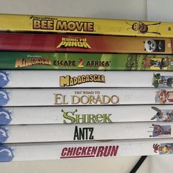 Dreamworks Animation Movies DVD lot