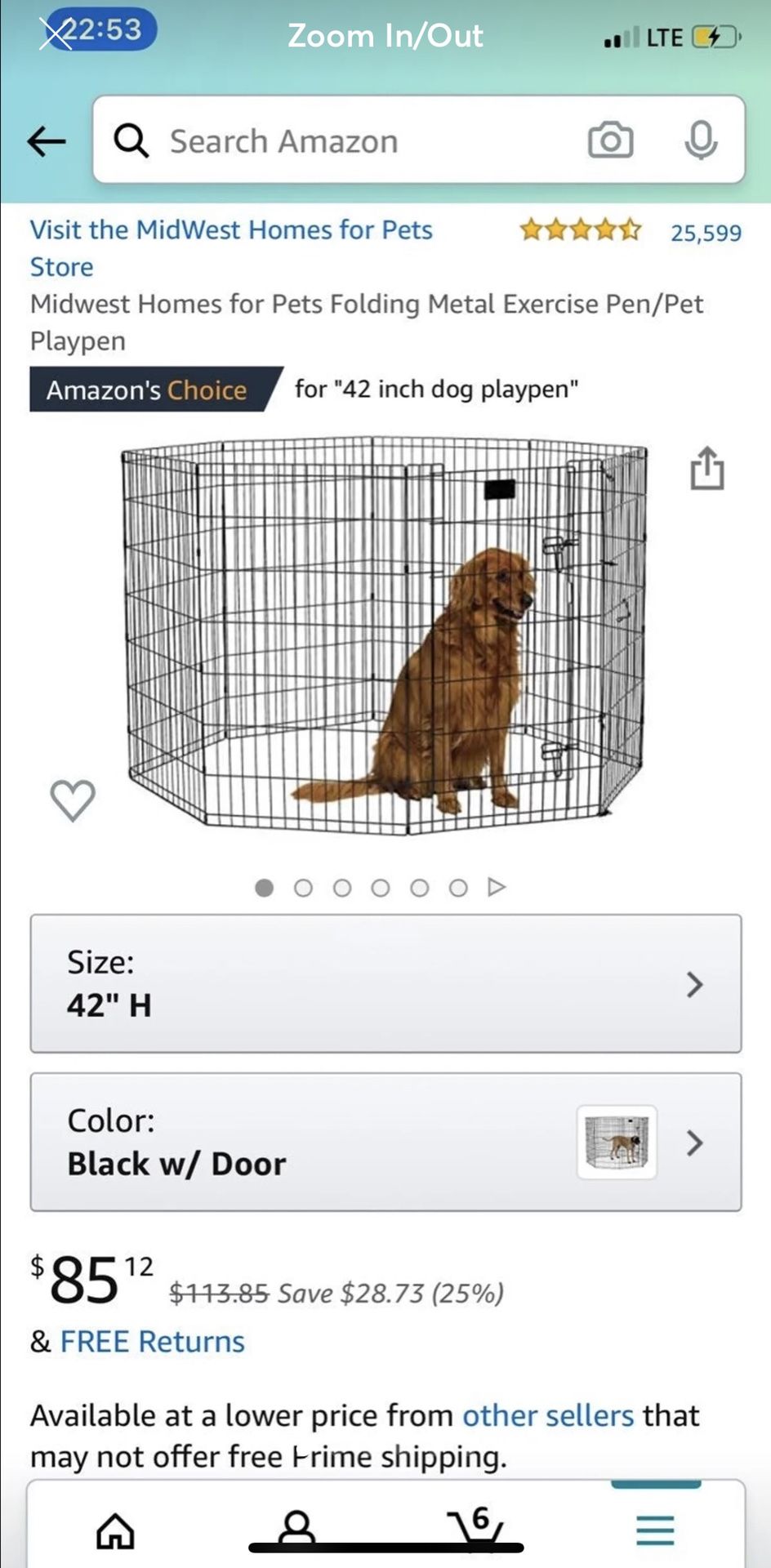 Dog playpen/ dog xpen / dog exercise pen