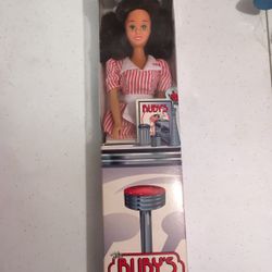Vintage 1996 Ruby’s Diner Barbie Doll. 12” Tall