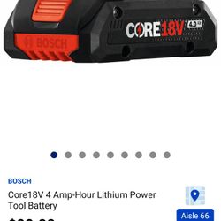 18v Bosch Battery