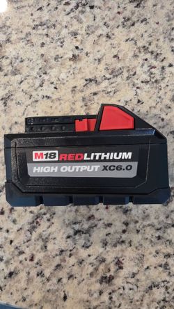 Milwaukee M18 battery 6.0 HO