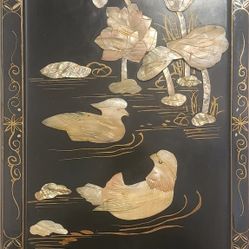 Black Lacquer & Mother Of Pearl  12"×36"