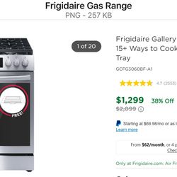 Brand New Frigidaire 30-in gas oven