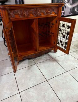 Solid Wood Bar/Wine Rack