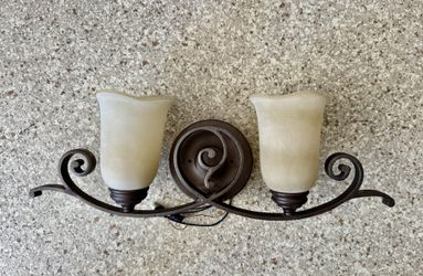 Bathroom wall sconce.  