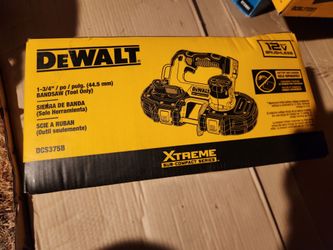 DEWALT XTREME 12-Volt Portable Band Saw (Bare Tool)

Item #(contact info removed) |Model #DCS375B