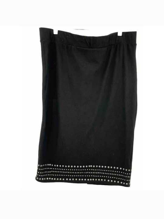 Torrid Studded Hem Ponte Skirt