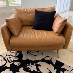 Albany Park Lido Armchair in Vegan Leather