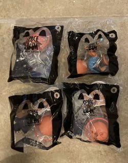 *Lot of 4* McDonalds SPACE JAM Legacy Happy Meal Toys # 2 Lebron James, 7, 8(2)