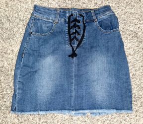 Blue Denim Skirt