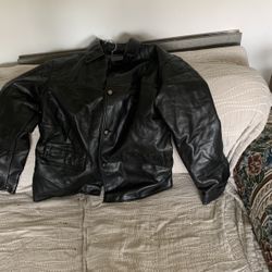 Men’s Leather Jacket Large