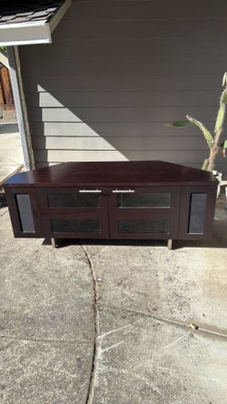 Dark Wood TV Stand / Media Console