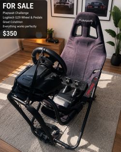 Playseat Challenge + Logitech G29 Racing Wheel & Pedals with force shifter – Complete Setup
