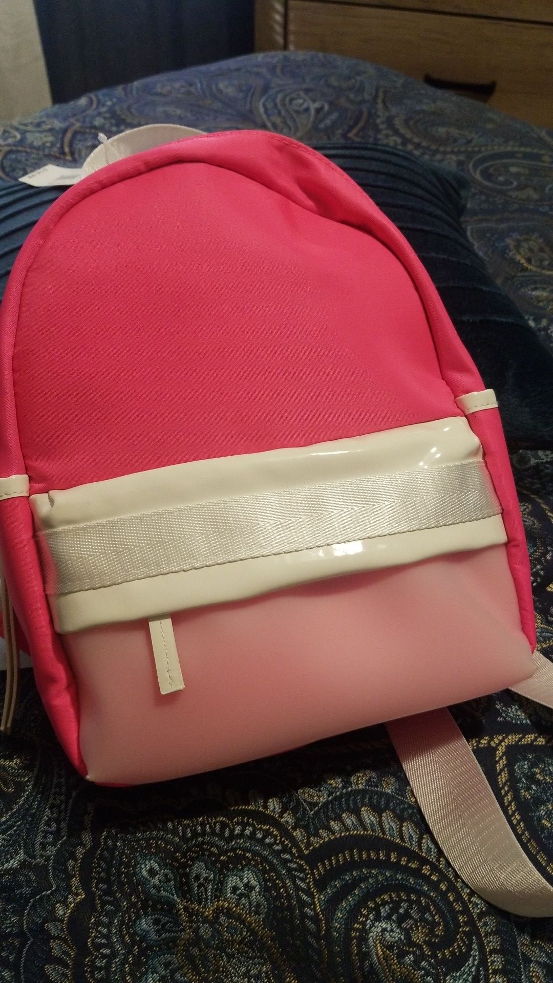 Brand new two cute backpacks yellow and pink