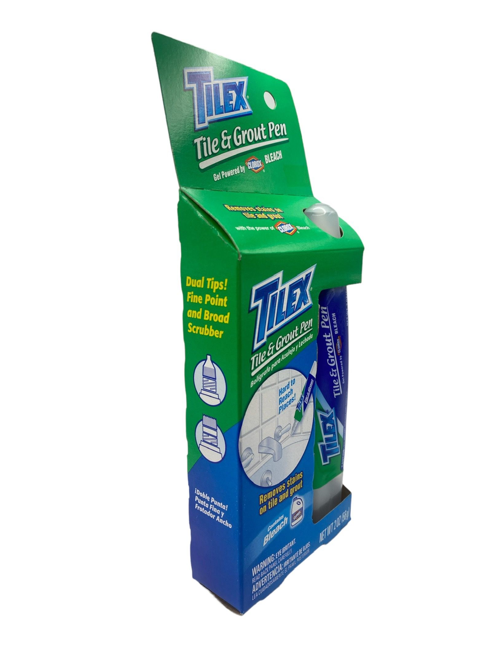 TILEX Tile & Grout Pen Gel With Clorox Bleach Removes Stains