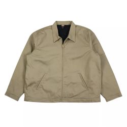 DICKIES EISENHOWER INSULATED JACKET 3XL XXXL BIG BEIGE QUILTED COAT FULL ZIP NEW