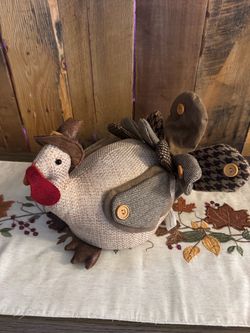 New Quilted Stuffed Turkey Decoration (check my other listings for more)