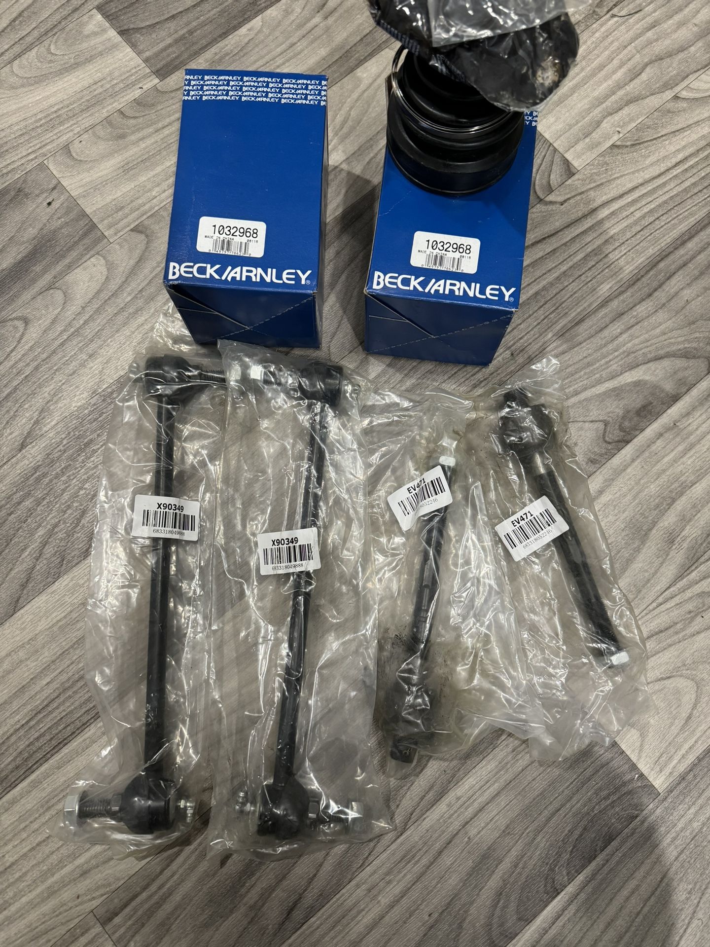 Tie Rods, Sway Bar, CV Boots