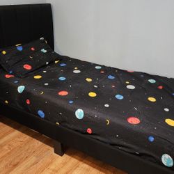 Tufted Twin Bed Frame 