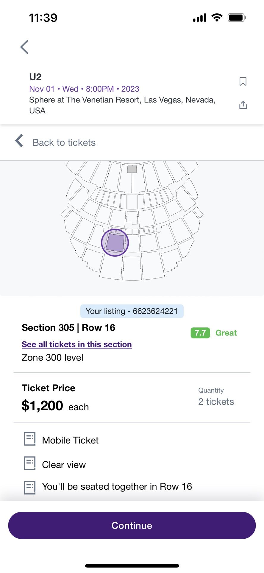 U2 Concert Tickets