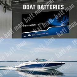 Boat Batteries: Starting& Deep Cycle 