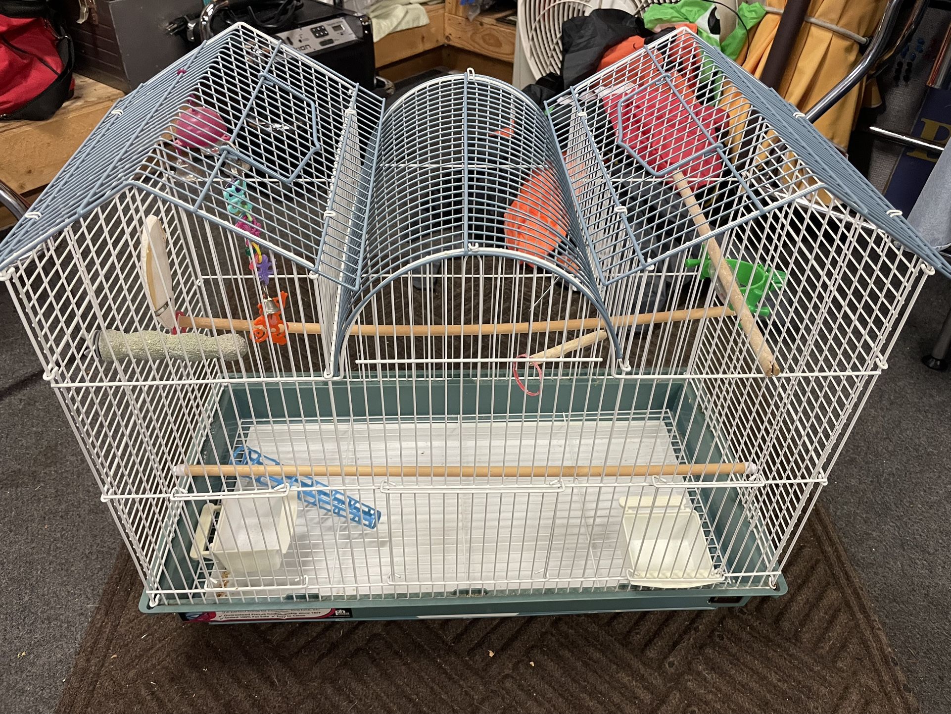 Large Bird Cage With Accessories