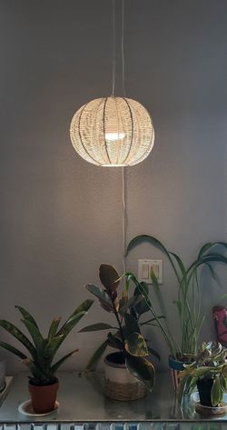 White Plug-in Pendant Lights (2)