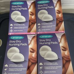  Lansinoh Stay Dry Disposable Nursing Pads, Soft and Super Absorbent Breast Pads, Breastfeeding Essentials for Moms, 240 Count (New)  4 boxes of 60 in