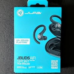 JLab JBuds Air Sport Gen 3 True Wireless Bluetooth Earbuds (Brand New)