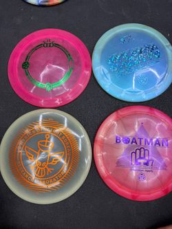 Disc golf discs pretty much new