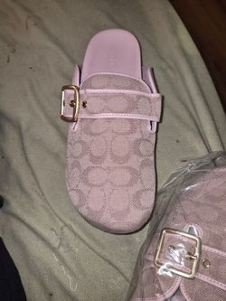 Coach clogs brand new pink!!!