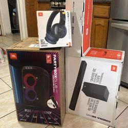 JBL | SUPER HOME AUDIO BUNDLE | ~ JBL Partybox Live 120 ~ JBL Live 675NC ~ JBL Cinema SB595