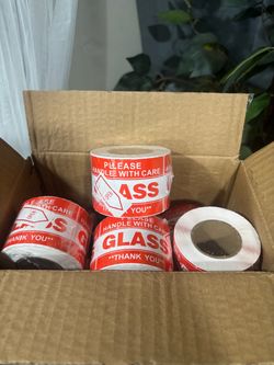 Fragile Glass Stickers