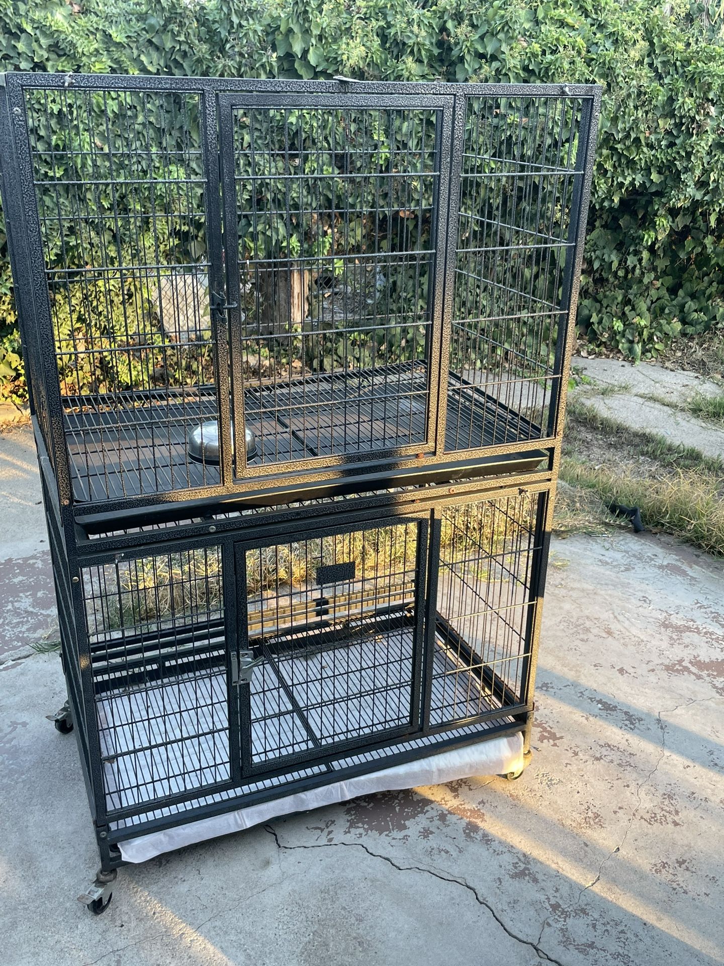 2 43’ Dog kennel Crates, Kennels
