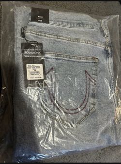 True Religion Rocco Moto Skinny Jeans W36 – Light Wash – New w/ Tags